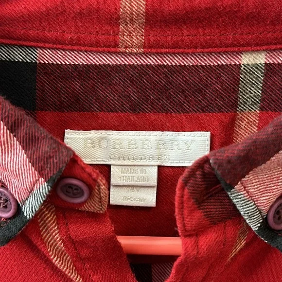 Burberry Children Button Down Long Sleeve - Picture 5 of 7